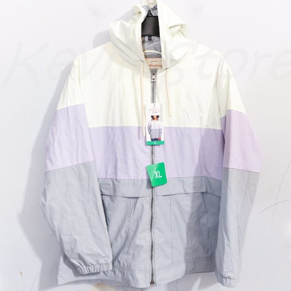Weatherproof Jackets & Blazers - Purple / white / gray Weatherproof Vintage Ladies' Rain Slicker